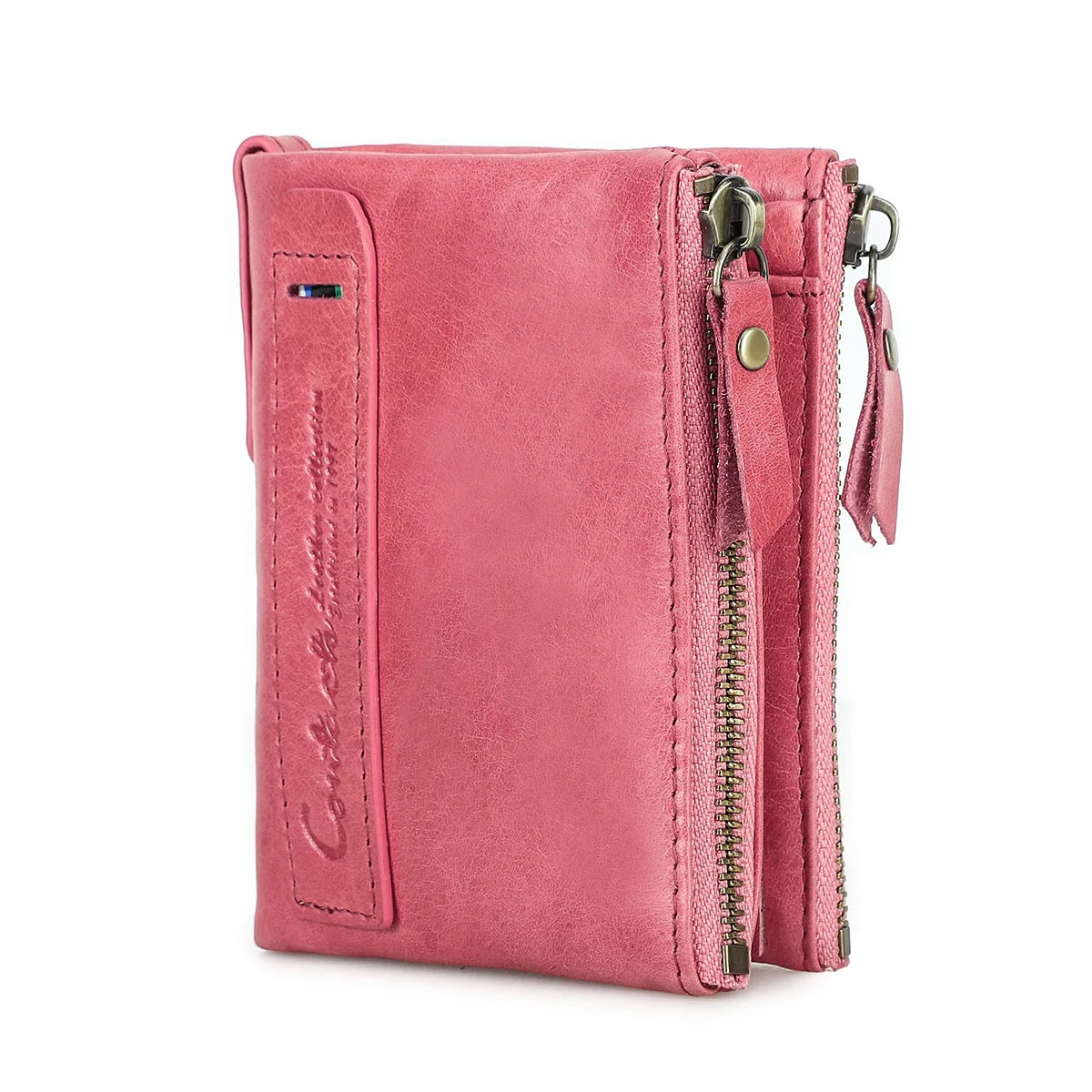 Genuine Leather Short Wallets for Women Luxury Designer Coin Purse Female Money Clip Card Holder Customize Men Wallets