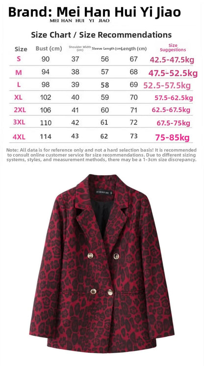 Casual Plaid Women's Suit Jacket Spring Autumn New Style Large Size Street Style Top Quality Polyester Commute Style Fashionable