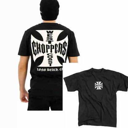New 2026 West Coast Choppers  Graphic Tee 100% Cotton Round Neck Casual Regular Fit Unisex T-shirt  Summer Top