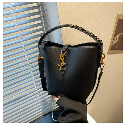2026 Summer New! Light - Luxury Women's Bucket Bag - High - End Niche Design, Stylish Shoulder Messenger for All Occasions