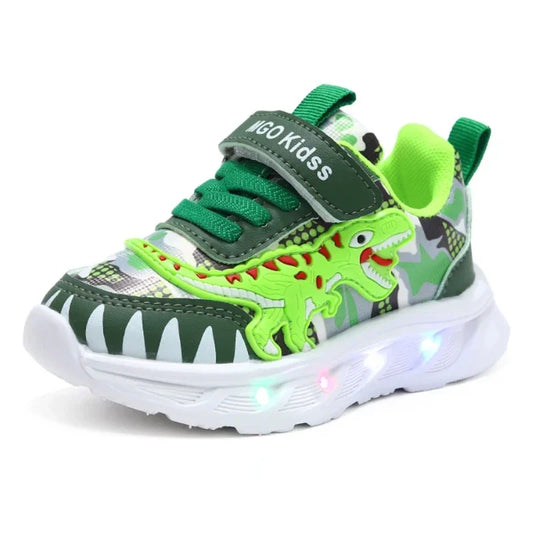 2026 New  Boys Led Lighted Shoes Fashion Mickey Children's Casual Sneakers Kids Luminous Shoes Sport Shoes Lighted Shoes