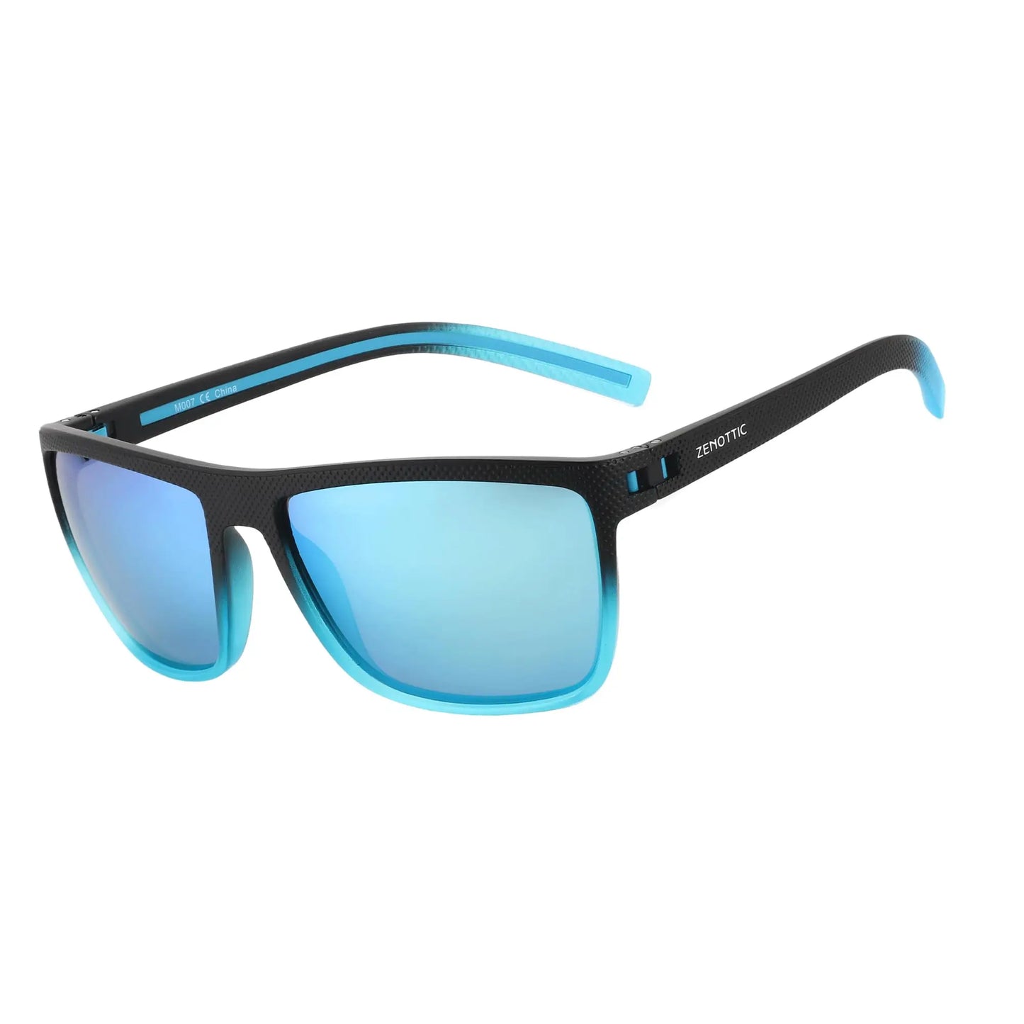 Polarized Sunglasses for Men Shades Lightweight TR90 Frame UV400 Protection Square Outdoor Trave Driving Sun Glasses