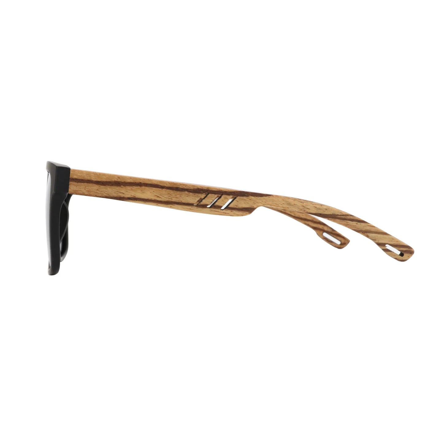 Walnut Wood Sunglasses with Dark Polarized Lenses for Men and Women | UVA/UVB Ray Protection