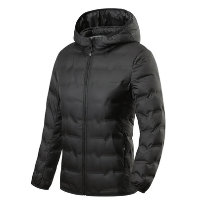 Winter Warm Down Jacket Women Hiking Camping Climbing Trekking Graphene Lining Coat Duck Down Lightweight Padding Jackets