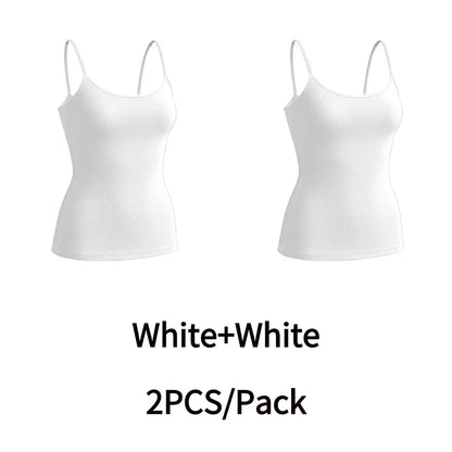 High Quality Women Seamless Cami Single Layer Adjustable Straps Scoop Neck Comfort Body Control Shaping Tank Top