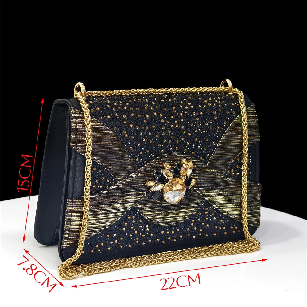 2025 Elegant Women's Peep-Toe Heels & Wine Color Diamond Pumps Set - Chic Italian Footwear & Matching Bags for Parties