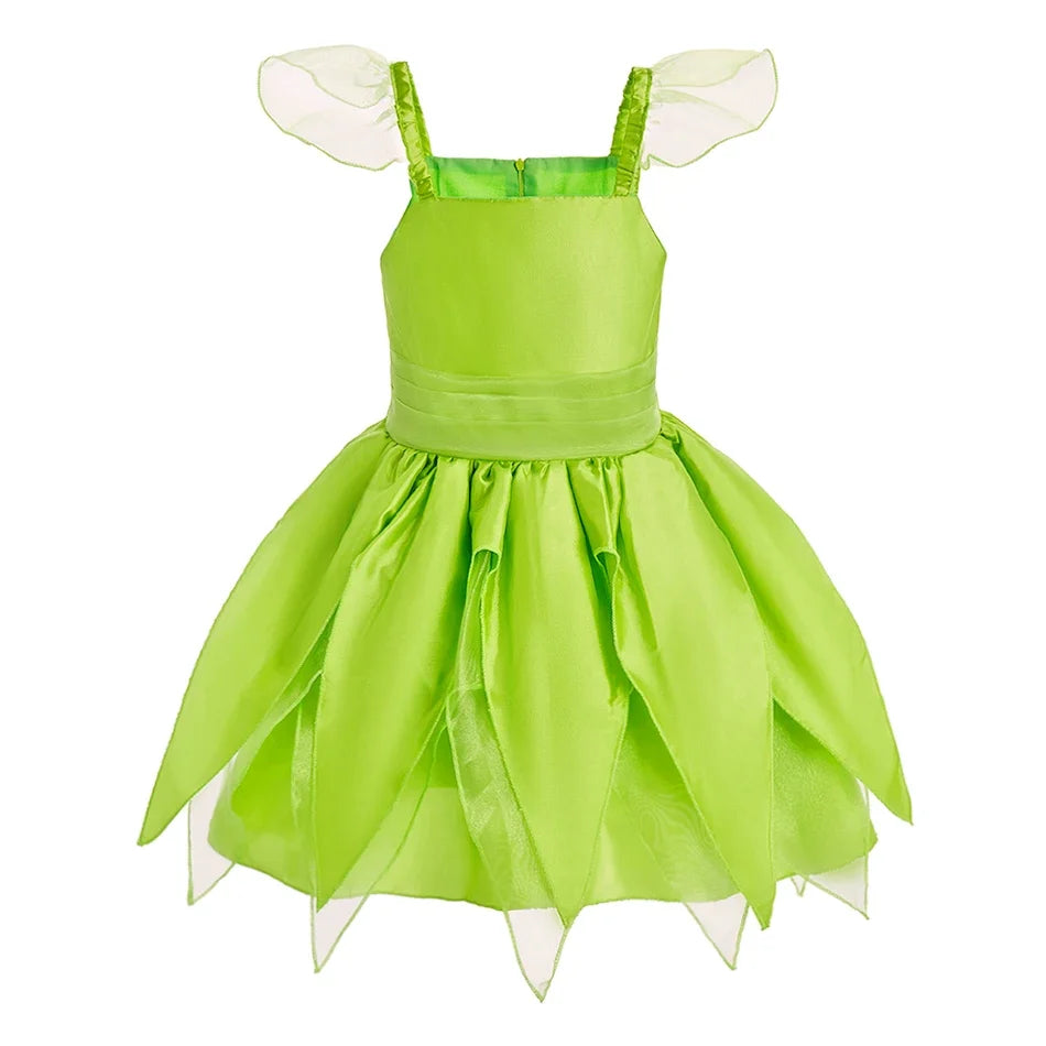 Children Snow White Cinderella Aurora Anna Elsa Costume Girl Cosplay Dress Kids Encanto Mirabel Little Mermaid Halloween Clothes