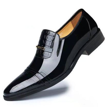 Oxford Shoes Men's Luxury Wedding Shoe Pointed Toe Dress Shoes for Men Classic Business Men Leather Shoes