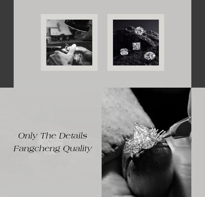 S925 Silver Snake Ring Pave Moissanite Wedding Eternity Band Stackable Luxury Fine Jewelry forWomen Pass Diamond Tester