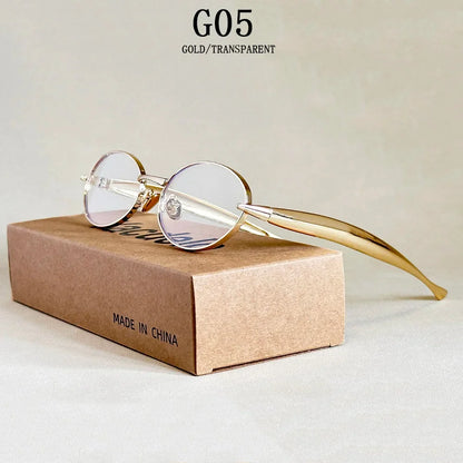 Oval Sunglasses Women Trendy 2025 Luxury Vintage Sunglass Fashion Glasses Dropshipping Lentes De Sol Mujer Lunette Soleil Femme
