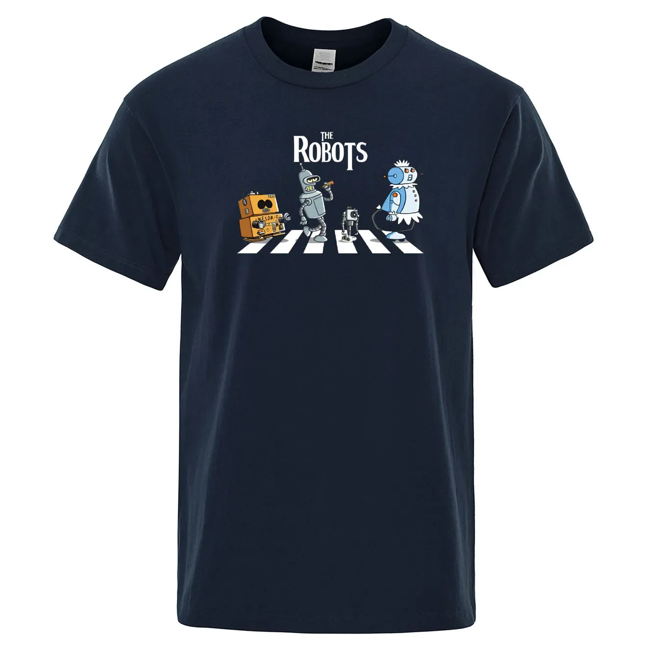 Hot Summer Cotton Men T Shirt Creative droids Printed T-Shirt robot shirt Boy Novelty Men's Short sleeve Tshirt Fashion Tops