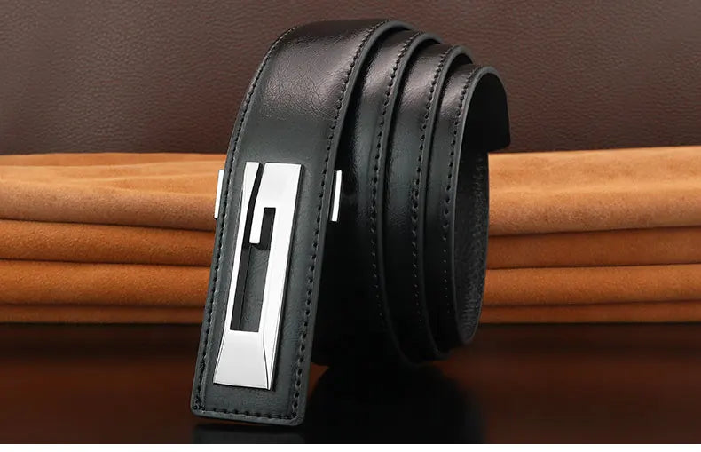 G letter belts men slide buckle designer luxury famous brand cowhide High Quality young boys fancy jeans Waistband green