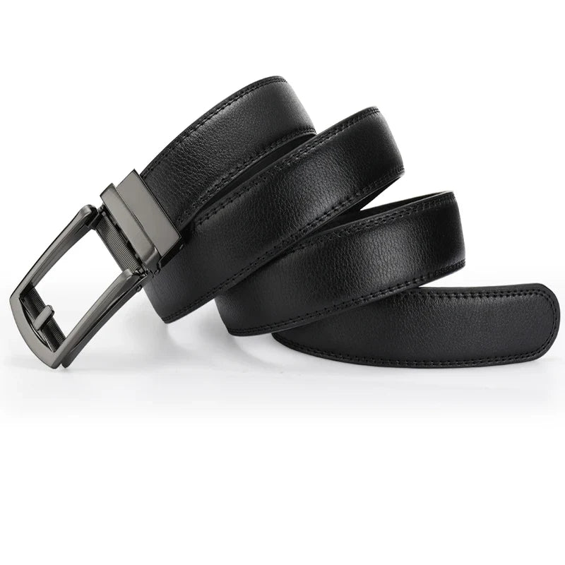 Men's automatic buckle waistband, adjustable without holes, suitable for office and daily casual wear