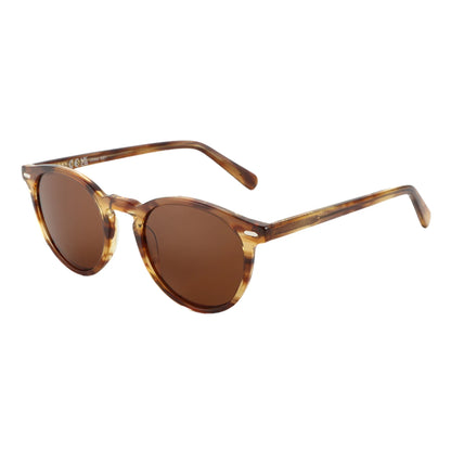 2026 Fashion Round Polarized Sunglasses Women Uv400 Protection Shade High-quality Acetate Retro Sun Glasses ZS6215