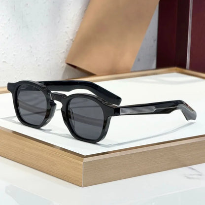 Modern Square Classical Sunglasses Men Women Handmade Fashion High Street Premium Quality UV400 Glasses with Case