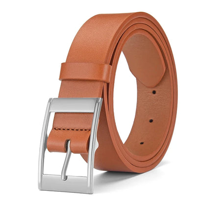 Retro Men's Pin Buckle PU Belt Trendy Versatile Business Belt Fashion Men's Unique Design Belt