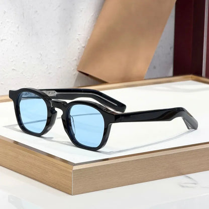 Modern Square Classical Sunglasses Men Women Handmade Fashion High Street Premium Quality UV400 Glasses with Case