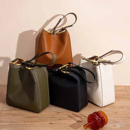 Women's Business Commuter Shoulder Bag Women's Tote Bag Autumn High Quality Simple Beige Texture