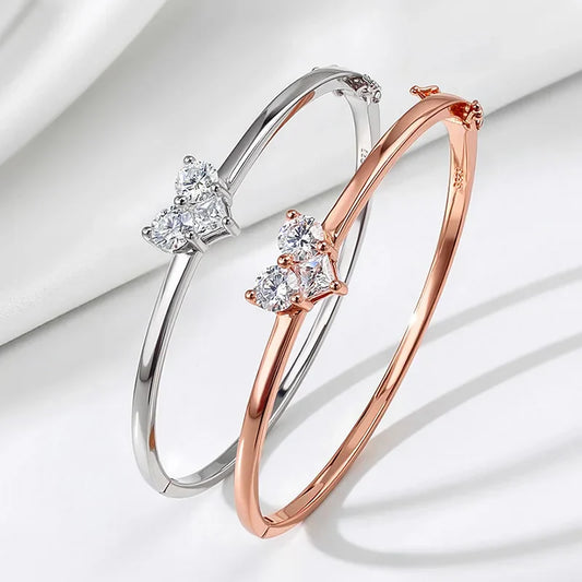 Bracelets 14 carats plaqués tout Moissanite certifiée pour femmes Gemmes Labo Diamant Bijoux de luxe Argent sterling S925 Shani Abergel