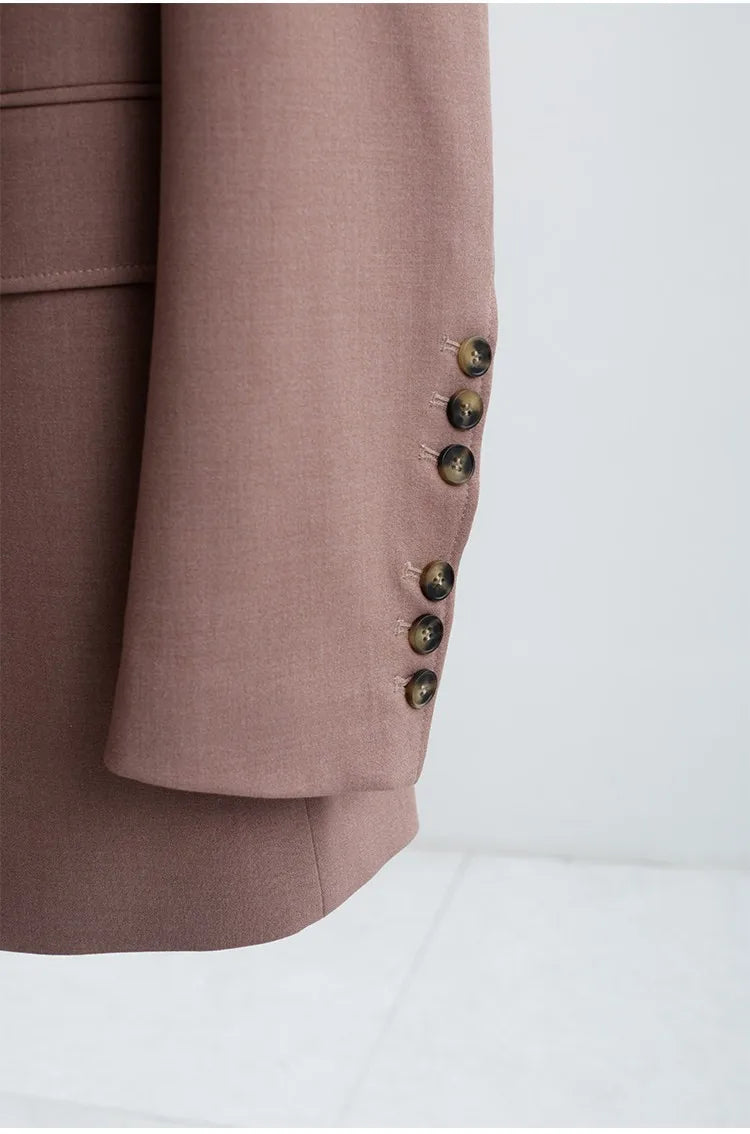 A Must-Have for Commuting~ 2026 Spring Women's Plus-Size Casual Blazer with Shoulder Pads, Oversized Loose Fit with a High-End Feel