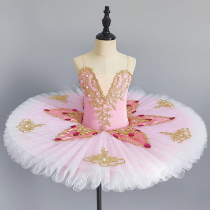 Princess Performance Fairy Tutu Kids Clothes Ballet Leotards for Girls Dress Stage Costumes Dance Wear Summer Children Clothing
