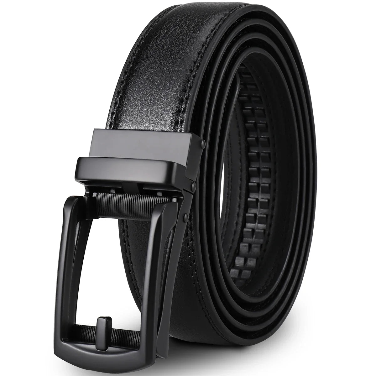 Men's automatic buckle waistband, adjustable without holes, suitable for office and daily casual wear