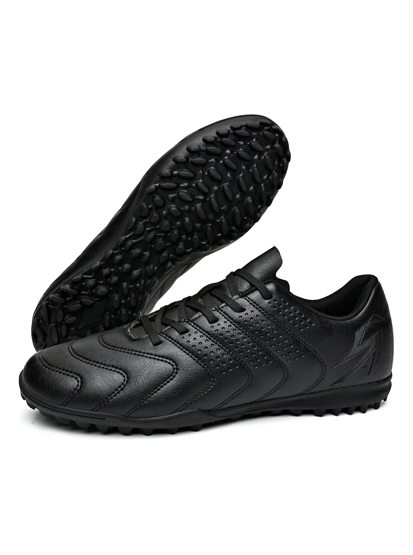 Wear Resistant TF Turf Soccer Boots PU Elastic Fabric Upper Rubber Stable Grip Sole Youth Boys Girls Football Shoes