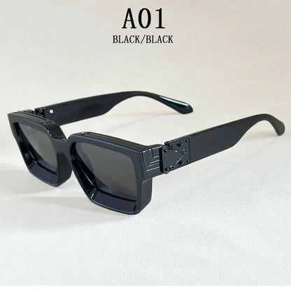 Square Sunglass Men Retro Millionaire Sunglasses Women 2025 Trendy Vintage Vacation Fashion Glasses Gafas De Sol Hombre Lunette