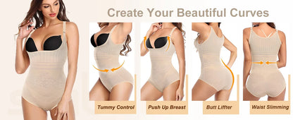 Women Shapewear Bodysuit New Tummy Control Shapewear Waist Trainer Thong Body Shaper Fajas Colombianas Slimming Underwear