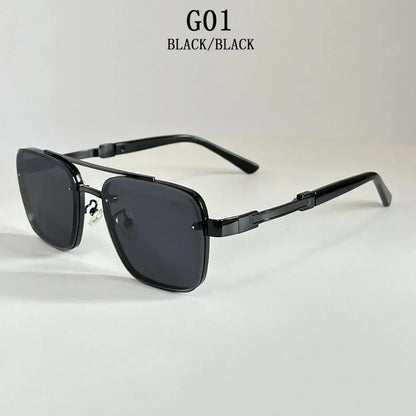 2025 New Square Sunglass Men Luxury Vacation Sunglasses Women Vintage Fashion Glasses Retro Shades Gafas De Sol Hombre Zonnebril