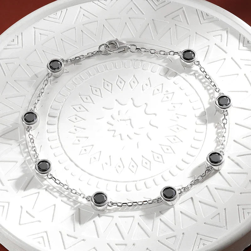 4mm 0.3CT Full Moissanite Tennis Bracelets For Women S925 Silver Plated 18K Gold Hand Chain Fine Jewelry with certificate
