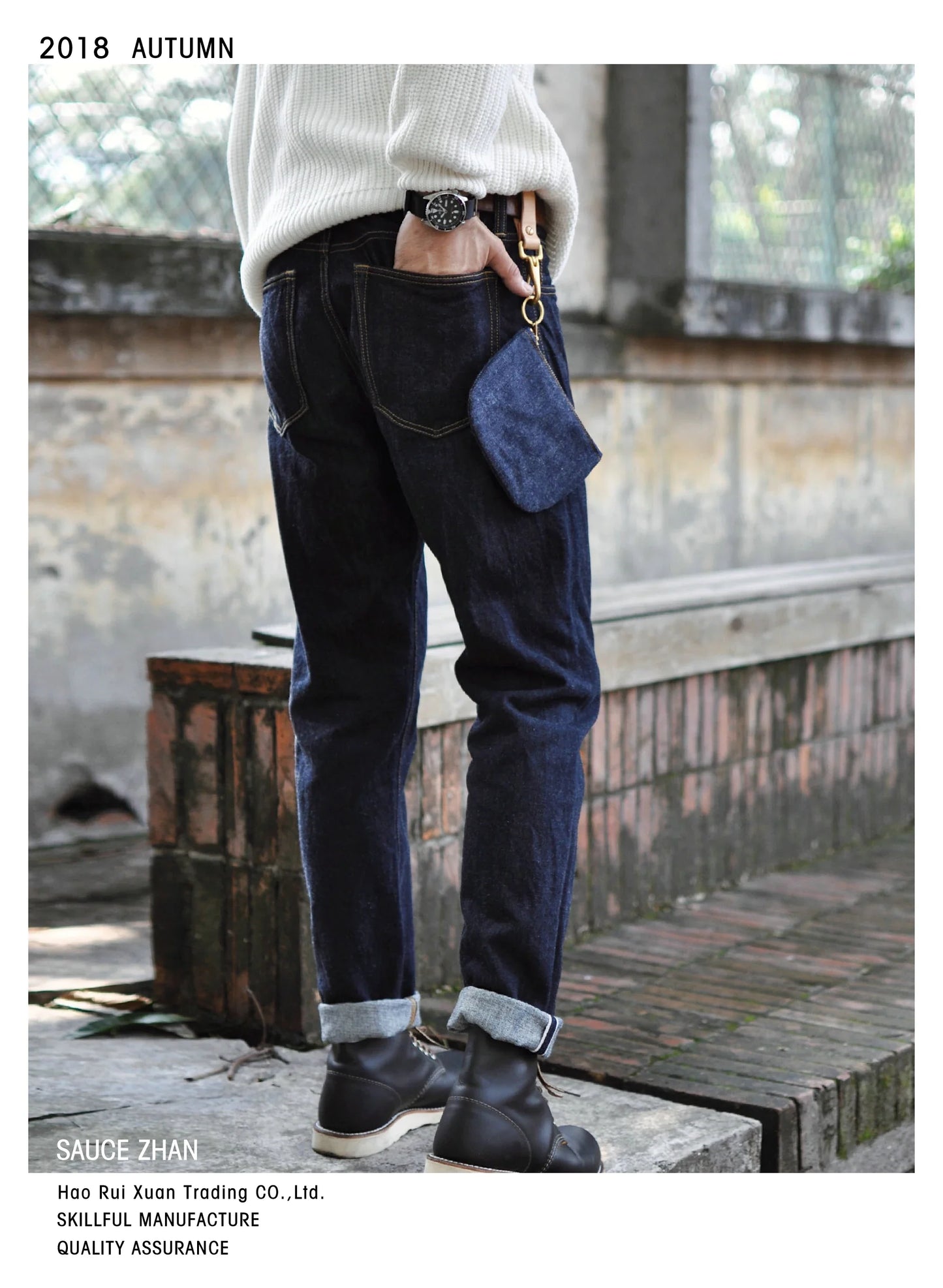 Jeans for Men  Denim Jeans Unwashed BLUE Jeans 14.5 Oz Motorcycle Jeans