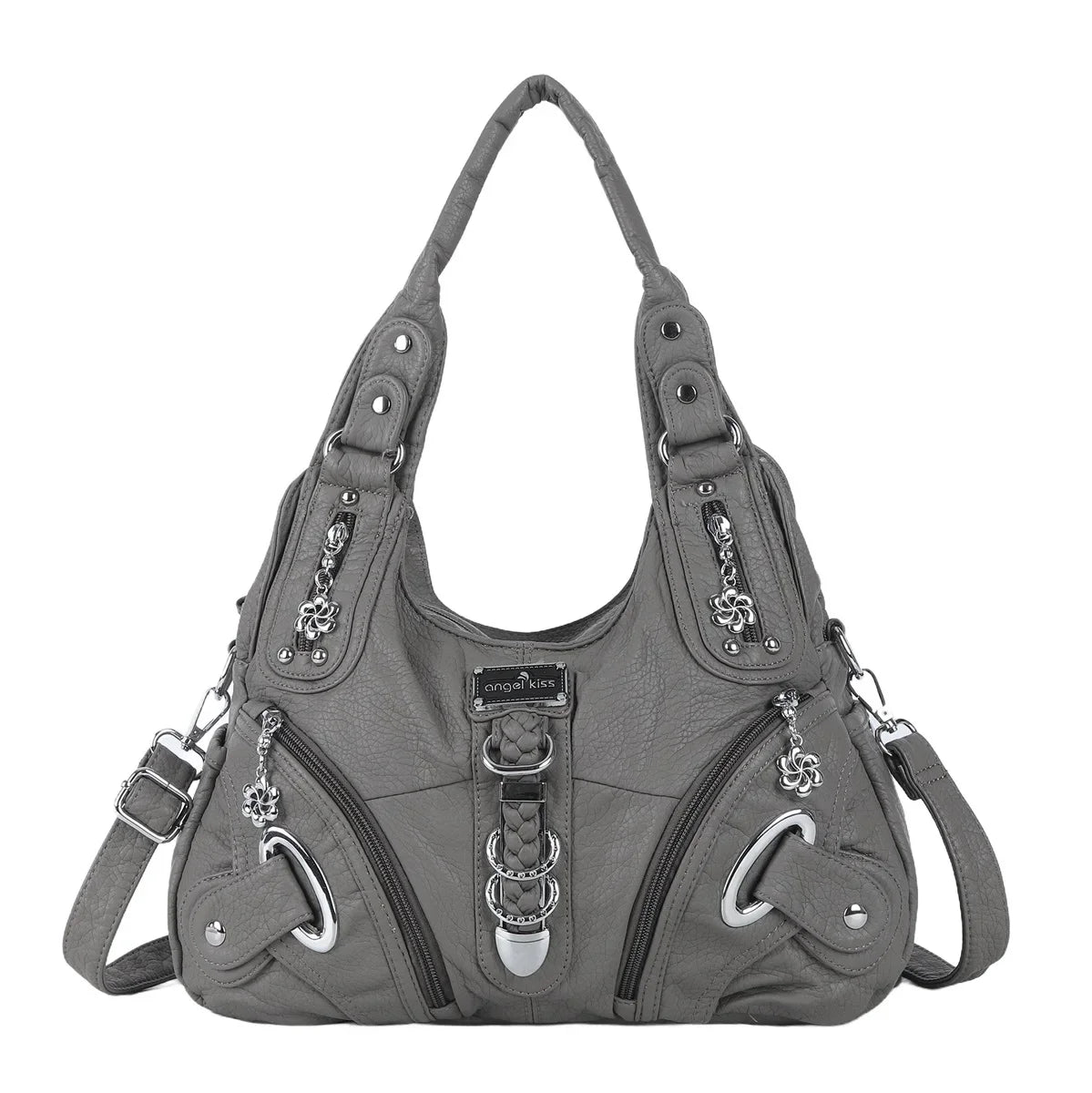 Vintage Bag Large Women's Shoulder Bag Leopard Print Top-Handle Fashion Satchel Dumpling Tote Hobos Handbags