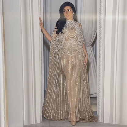 Customized Evening Dresses Luxury sexy Prom Dress Caftan Nude Wedding Formal Elegant Exquisite High Quality Party Gown for Women