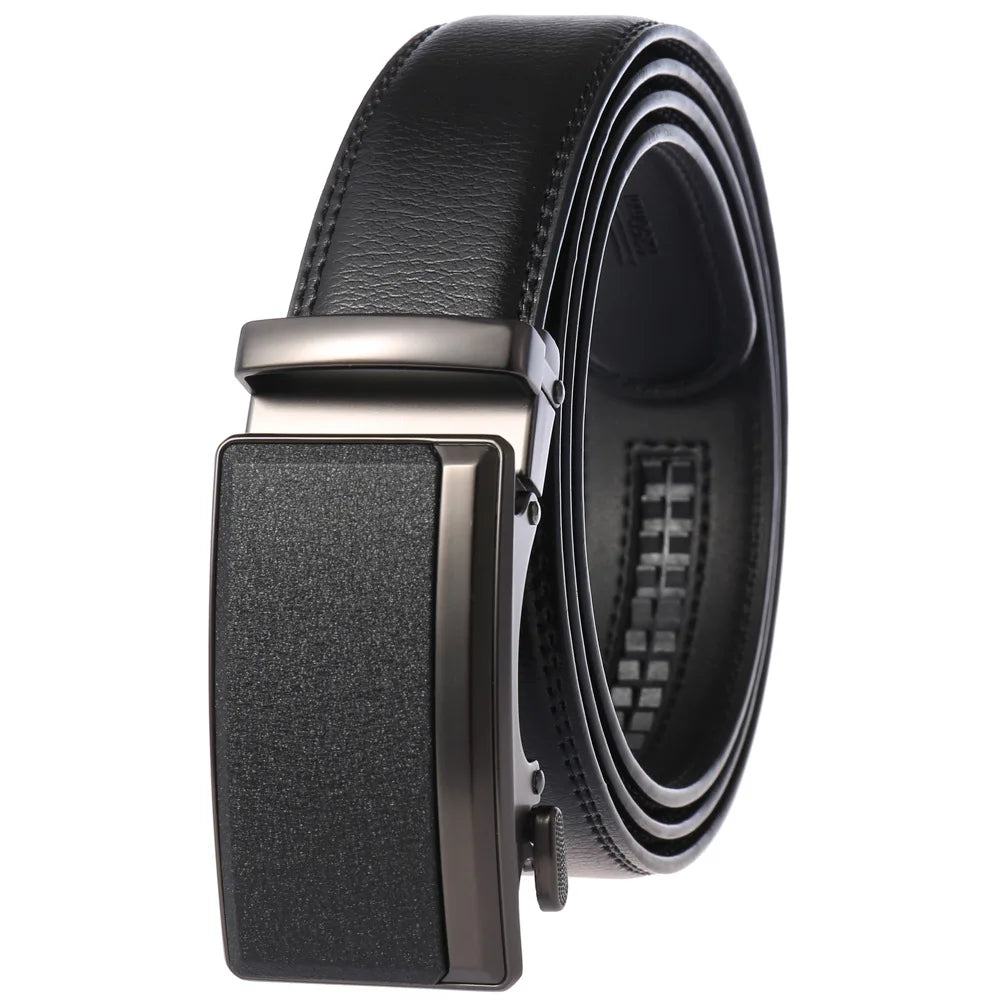 Men's Belt Genuine leather belt Man's high quality luxury business automatic belt Adjustable designer belt for men
