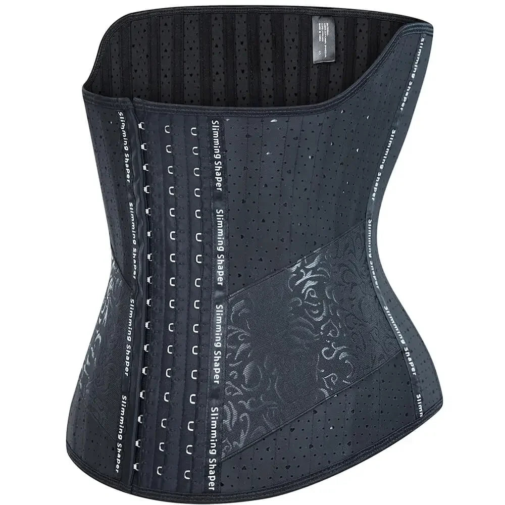 25 Steel Bones Latex Waist Trainer Body Shaper Long Torso Tummy Control Corset Shapewear Women Waist Cincher Slimming Belly