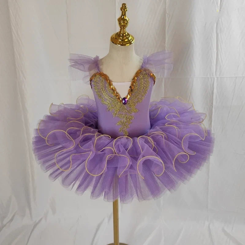 Kids Outfit Ballet Leotard Girl Dress Elegant Vestido Girls Clothes Tutu Baby Dresses Children Ballet Skirt Dance Costume Summer