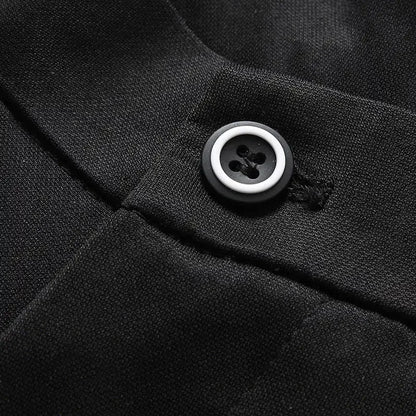 Black Suit Pants for Men Spring and Autumn Stretchy and Non-Ironing Office Trousers Slim Fit Formal Pants for Men Dress Pants