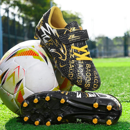 New Men Kids Football Boots Ultralight Professional Boys Match Grass Soccer Shoes Cleats Non-Slip Training Shoes Drop Shipping