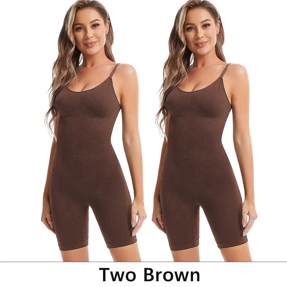 Seamless Bodysuit Compression Open Crotch Shapewear Women Push Up Corset Slimming Butt Lifter Full Body Shaper Slimmer