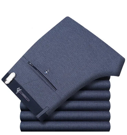 Men's Suit Pants High Quality Summer Men Dress Pants Straight Business Mens Formal Pants Big Size Classical Trousers