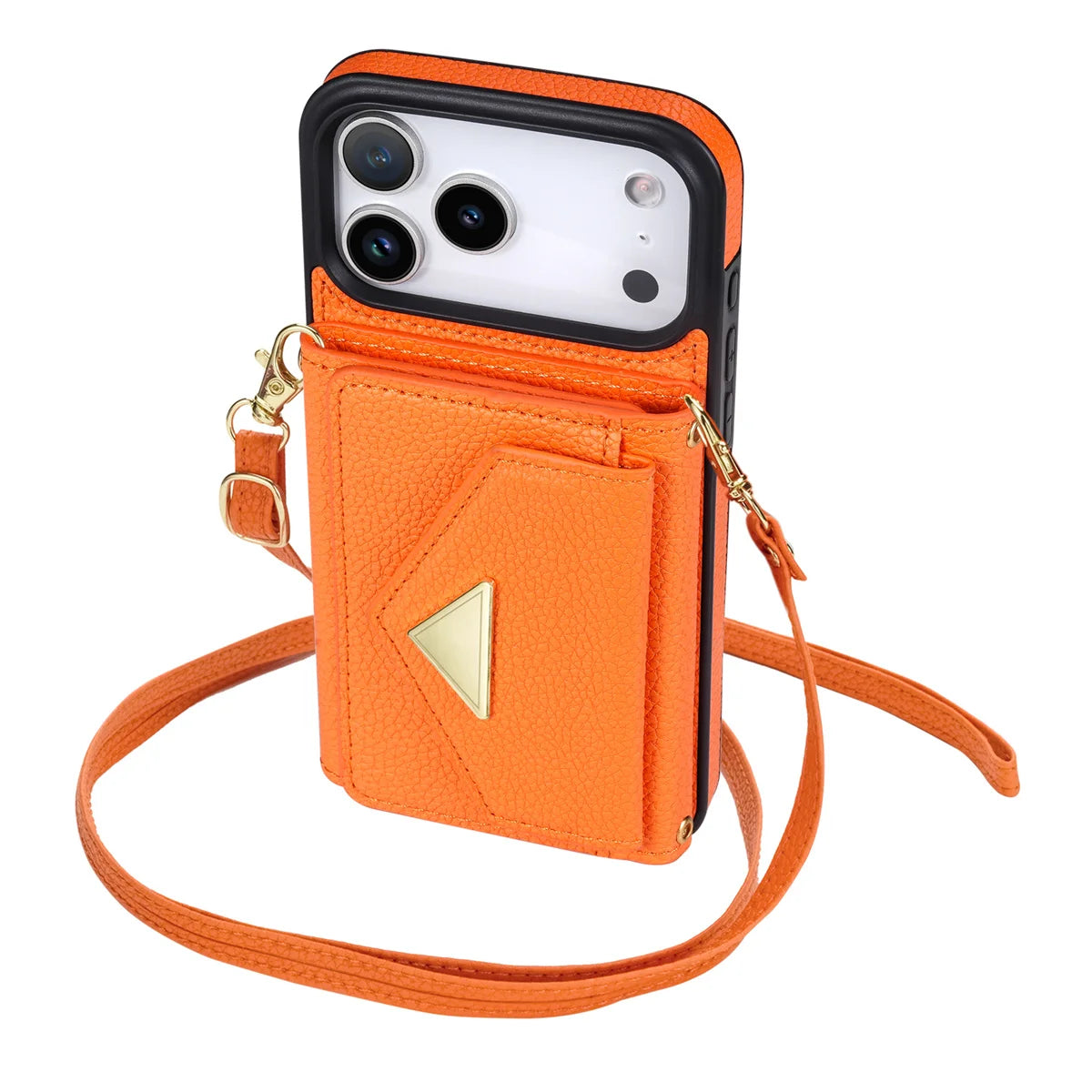 Crossbody Lanyard Leather Wallet Card Phone Case for IPhone 17 Air 16E 16 Pro Max 15 14 Plus 13 12 11 XS XR SE2020 Leather Cover