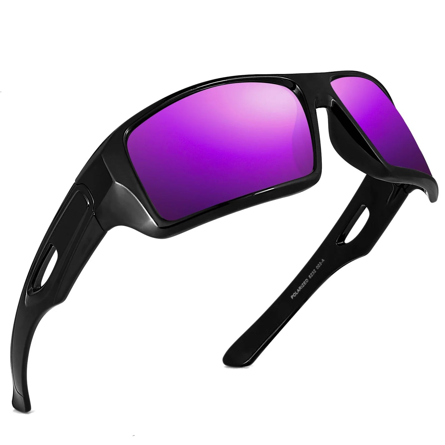Polarized glasses Wrap Around Sports Sunglasses for Big Heads Men Women UV400 Sun Glasses 8232