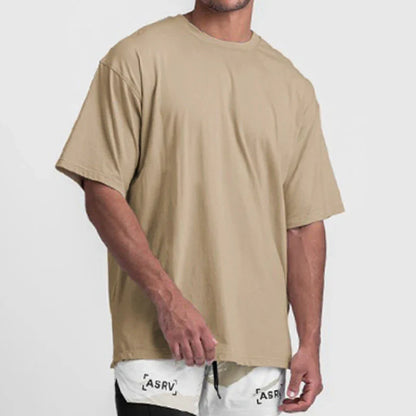 Men's Gym Splicing Quick Dry T-Shirt Breathability Patchwork Short Sleeve Sport T Shirt Fitness Shirt Trainer Sportswear
