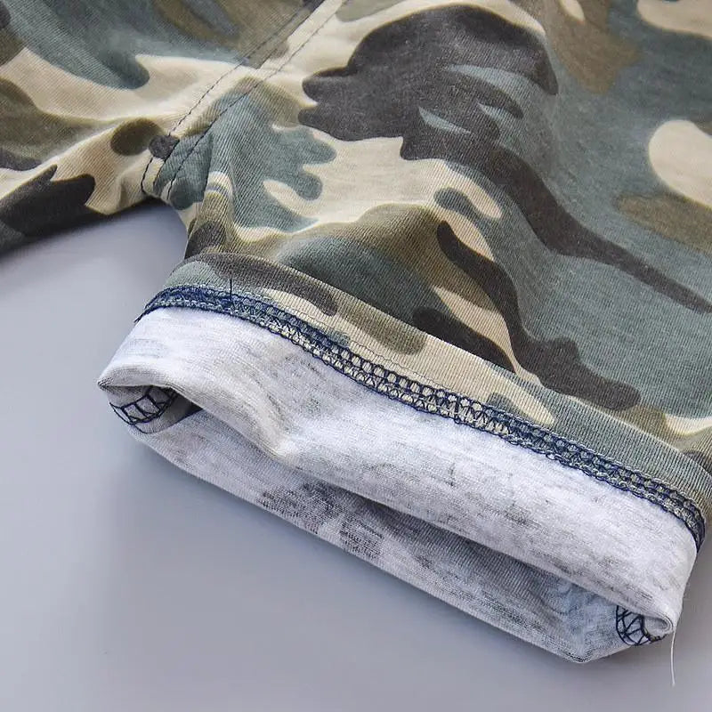 New Summer Baby Boy Cool Camouflage Clothes Suit Children Fashion Pocket TShirt Shorts 2Pcs/Sets Kids Casual Clothing Tracksuits