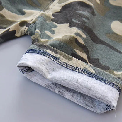 New Summer Baby Boy Cool Camouflage Clothes Suit Children Fashion Pocket TShirt Shorts 2Pcs/Sets Kids Casual Clothing Tracksuits