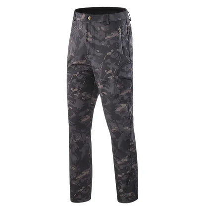 Tactical Pants Soft Shell Fleece Cargo Pants Men Hunting Pants Camouflage  Pant Casual Trousers Unisex Waterproof