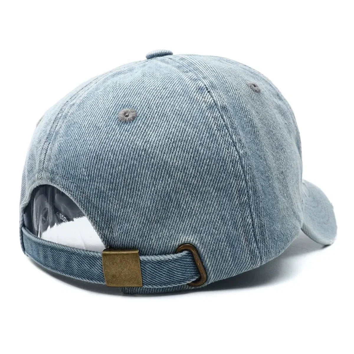 Unisex Letter Embroidery Washed Cowboy Baseball Caps Spring and Autumn Outdoor Adjustable Casual Hats Sunscreen Hat