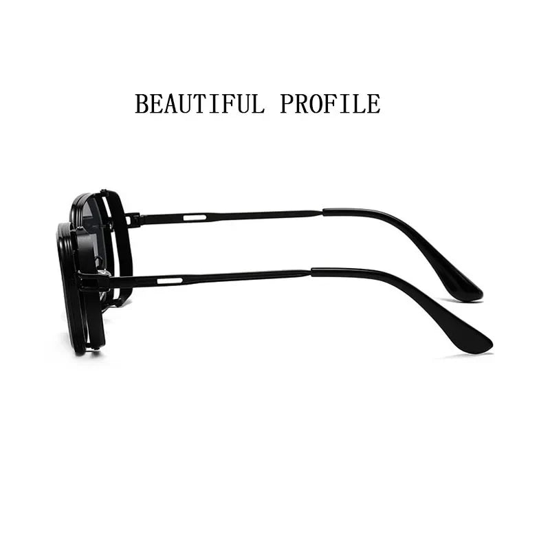 Steampunk Sunglasses For Men Punk Retro Sunglasses Women Trendy Vintage Fashion GlassesLuxe Gafas De Sol Hombre Zonnebril Heren
