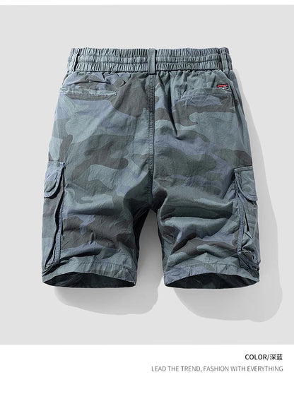 Sports Outdoor Casual Breathable Straight Leg 5 Inch Street Short Pants Men's New Summer Trend Brand Wide Loose Cargo Shorts